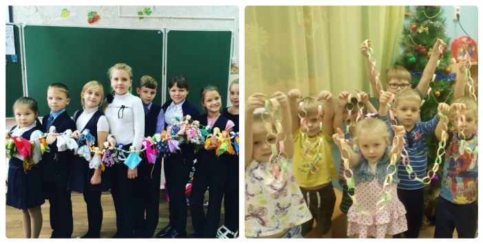 Самая длинная гирлянда