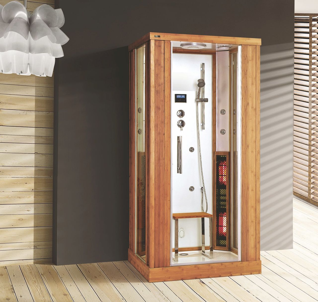 Инфракрасное излучение в душевой