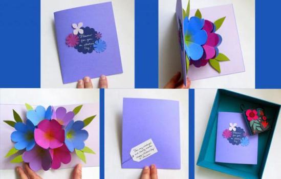 Делаем объемную открытку