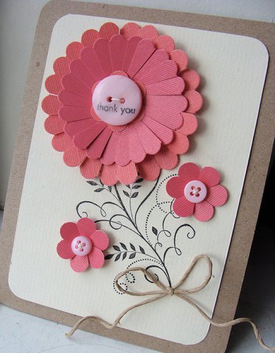 Украшение открытки