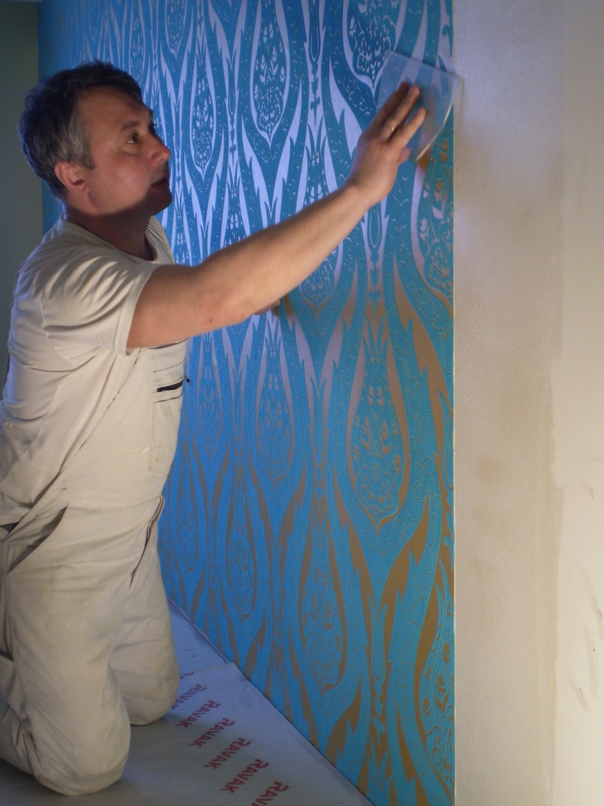 Жидкие обои для кухни